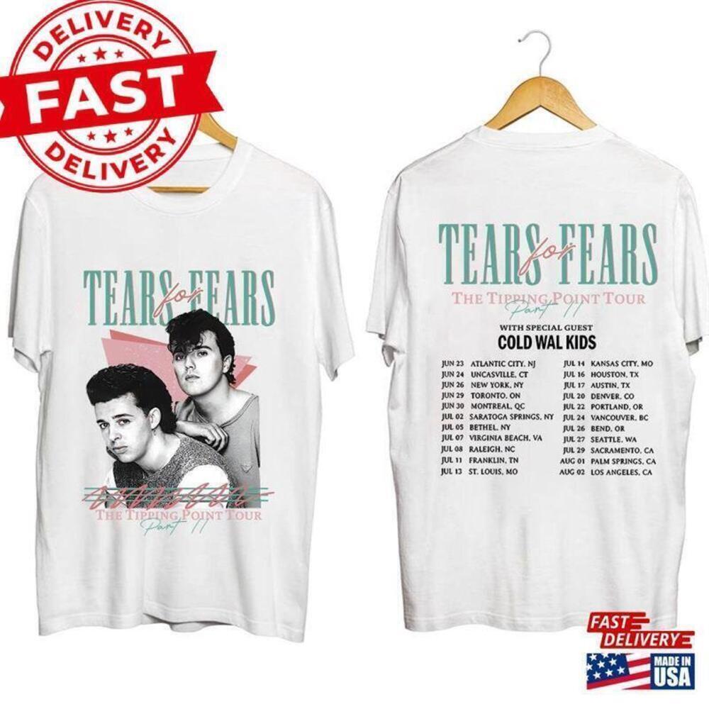 Tears For Fears Tipping Point Tour Fan Unisex T-Shirt